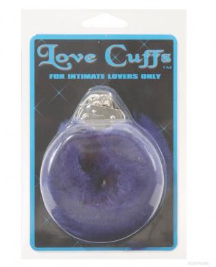 Love cuffs furry – blue