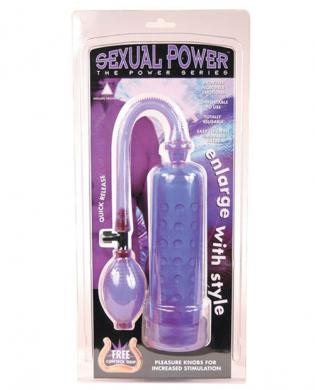 Sexual power pump – lavender