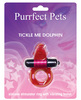 Purrrfect pet cockring clit stimulator dolphin - magenta