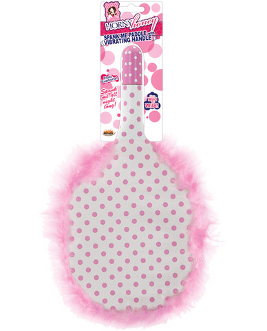 Horny honey spank paddle w/vibrating handle