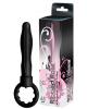Elegant slim vibe ribbed rose - black