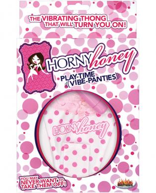 Horny honey playtime vibrating panties