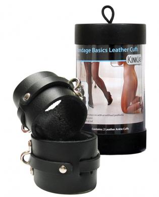 Kinklab leather ankle cuffs
