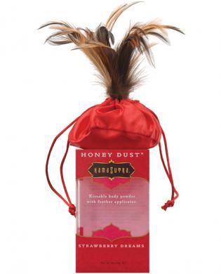 Kama sutra petite honey dust – strawberry 2 oz (clear packaging)