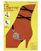 Round Medallion Shoe Wraps - Black