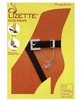 Buckle And Chain Shoe Wraps - Black