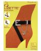Buckle and chain shoe wraps - black