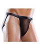 Male power jock black l/xl