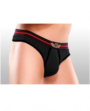 Male power wings lo rise pouch enhancer thong black s/m