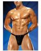  Male power rip off thong w/studs black l/xl