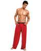 100 Silk Lounge Pants Red Sm
