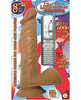 Real skin vibrating latin american whoppers w/balls  8in