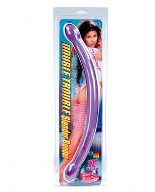 Double trouble slender bender – purple 17in