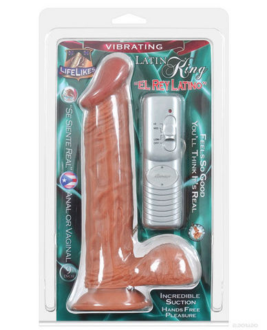 Latin vibrating king lifelike