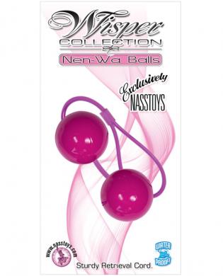 Whisper collection ben-wa balls waterproof – purple