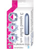 3 Speed Bullet Wsilicone Pleasure Rings Silver