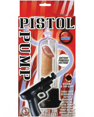 Pistol pump-battery operated