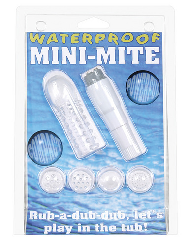 Waterproof mini-mite massager w/sleeve