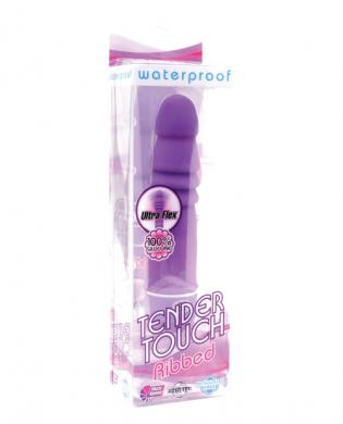 Tender touch ribbed silicone – purple