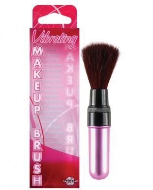 Vibrating mini makeup brush – pink
