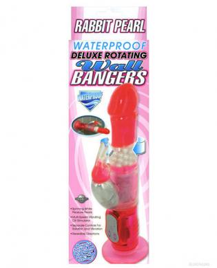 Wallbanger deluxe rabbit rotating and waterproof – pink