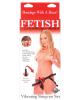 Fetish fantasy series vibrating jelly dong strap-on set