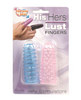 His/her lust fingers-pink,blue 2 finger sleeves, 1 ea color