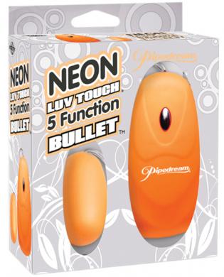 Neon luv touch bullet – 5 function orange