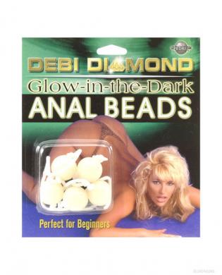 Debi diamond glow anal beads