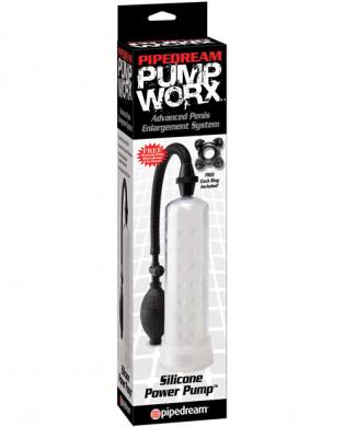 Pump worx silicone power pump – clear