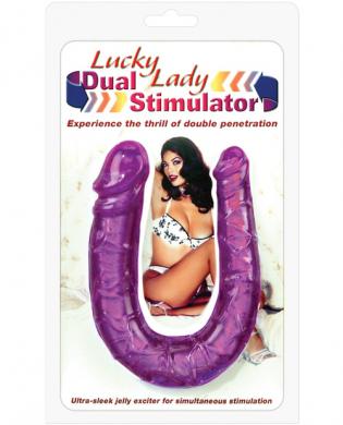 Lucky lady dual stimulator double dong