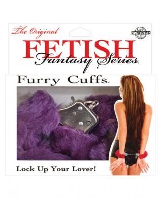 Fetish fantasy series furry cuffs - purple