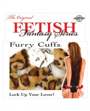 Furry handcuffs - cheetah