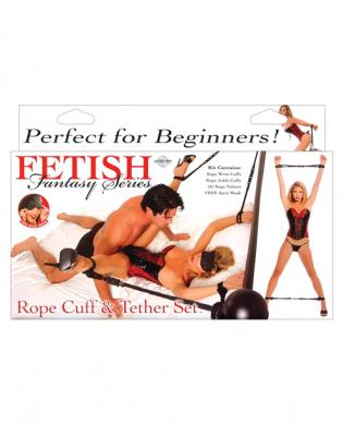 Fetish Fantasy Rope Cuff and Tether Set
