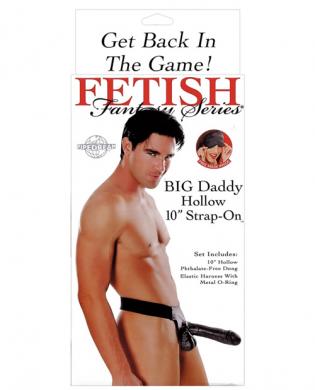 Fetish fantasy series big daddy hollow 10in strap-on