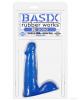 Basix rubber works 6in dong - blue
