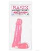 Basix rubber works 8in dong - pink