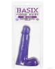 Basix rubber works 8in dong - purple