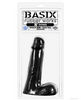 Basix rubber works 8in dong - black