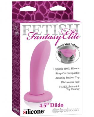Fetish fantasy elite 4.5in dildo w/mask – pink