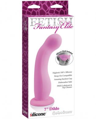 Fetish fantasy elite 7ing-spot dildo w/mask – pink