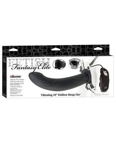 Fetish Fantasy Elite Vibrating 10 Hollow Strap-On 
