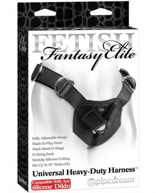 Fantasy elite universal universal heavy duty harness – compatable w/any silicone dildo