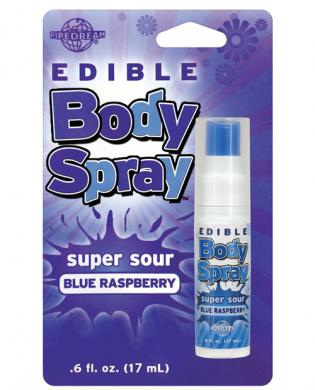 Edible body spray – blue raspberry