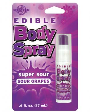Edible body spray – grape