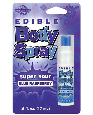 Edible body spray - blue raspberry
