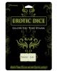 Erotic dice - glow in the dark