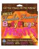 Chocolate fantasy body finger paint - 4 flavors