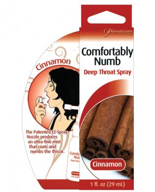 Comfortably numb deep throat spray – cinnamon