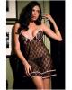 Rene rofe allover lace babydoll and g-string black o/s